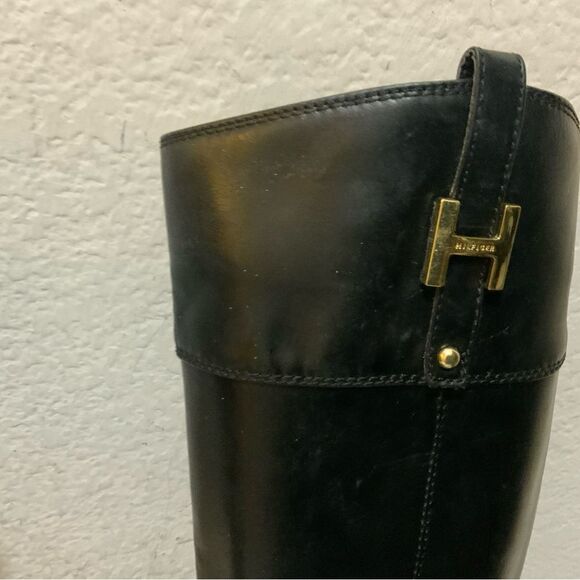 Tommy Hilfiger Women's Shyenne 3 Riding Boot Black Size 7.5 M - Picture 7 of 15
